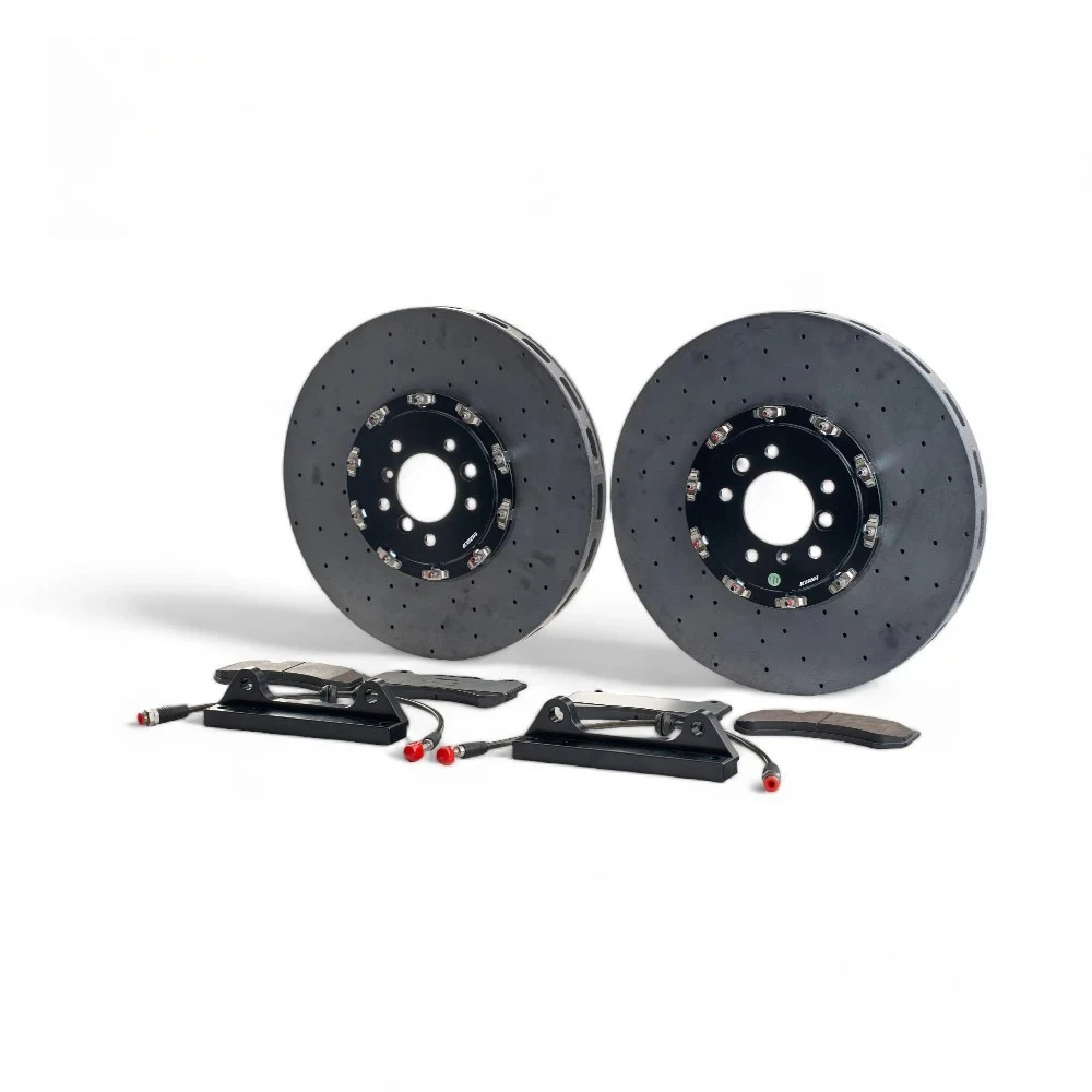 370*30 Silicon Carbide Coating CCB Big Break Kit Carbon Ceramic Brake Disc Disk Rotor For Porsche 911 Carrera 4
370*30 Silicon Carbide Coating CCB Big Break Kit Carbon Ceramic Brake Disc Disk Rotor For Porsche 911 Carrera 4
