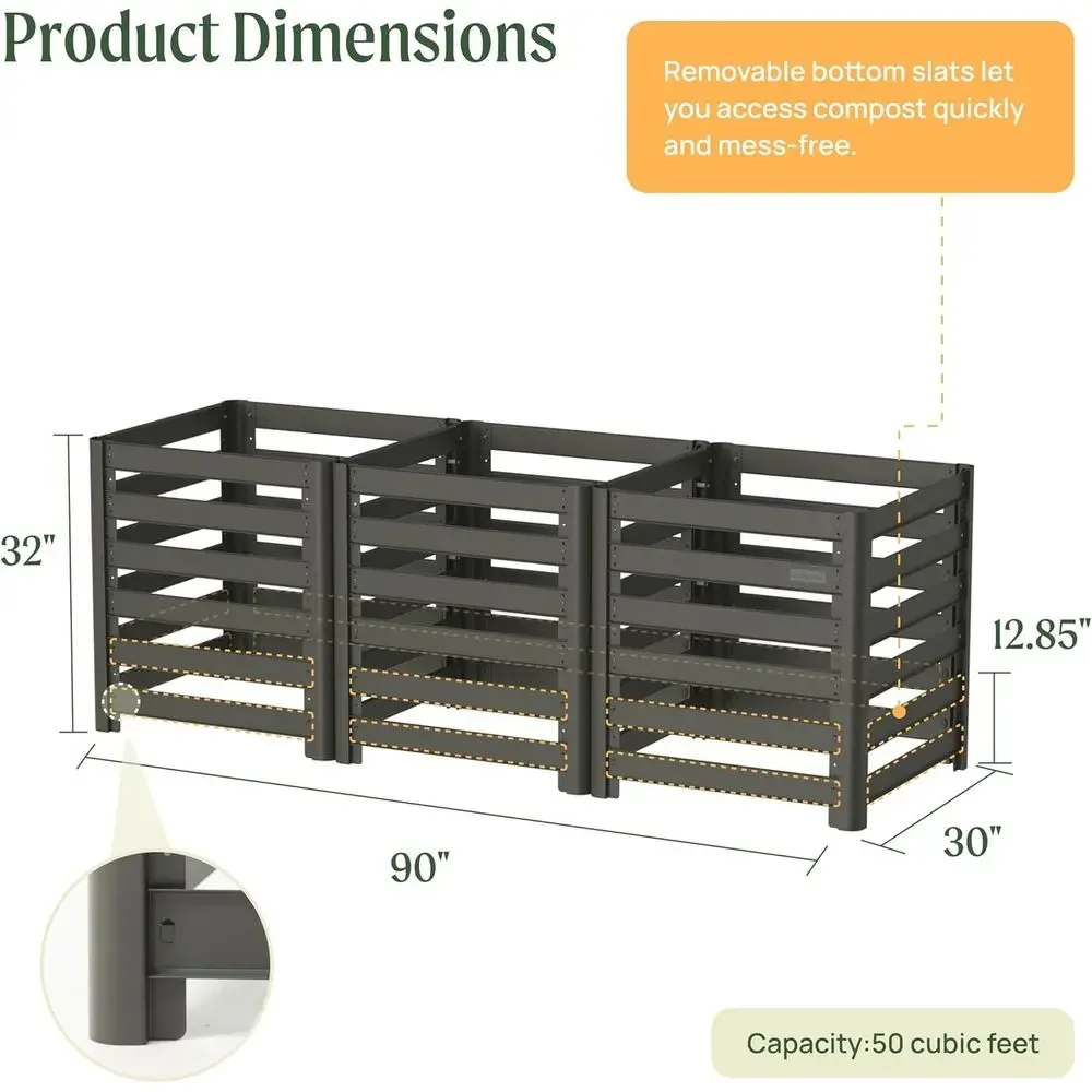 Special Offer90 X 30 X 32 Large Capacity Compost Bin
Special Offer90 X 30 X 32 Large Capacity Compost Bin
