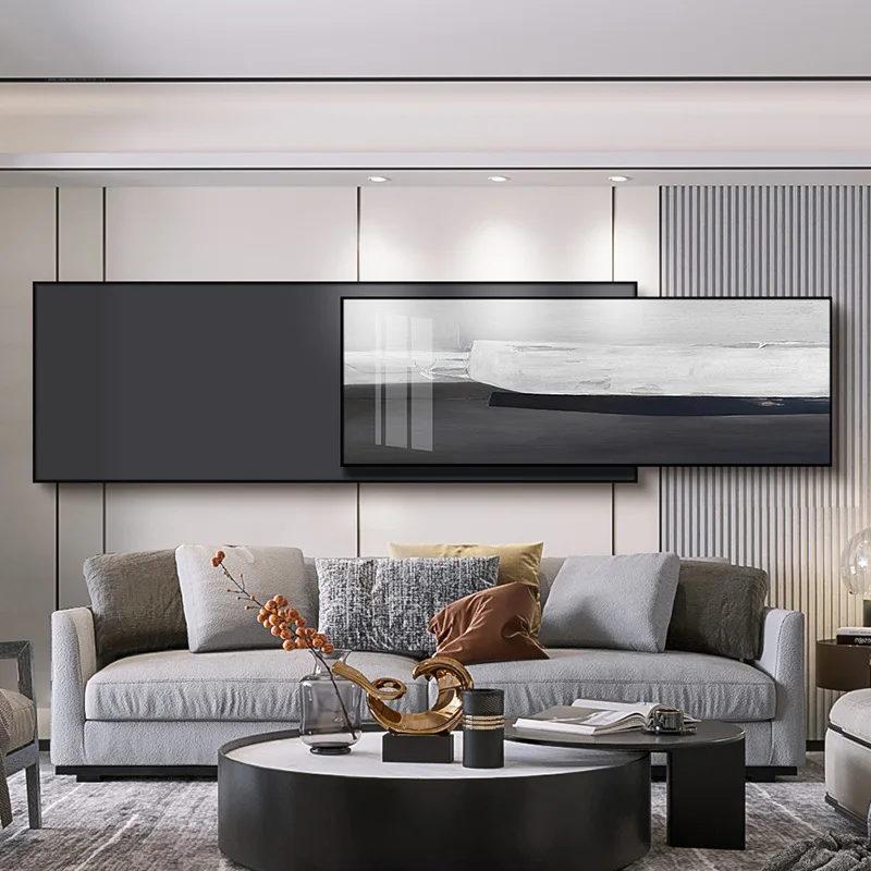 Grid living room decorative painting black and white gray gold foil wall painting bedroom rest
Grid living room decorative painting black and white gray gold foil wall painting bedroom rest