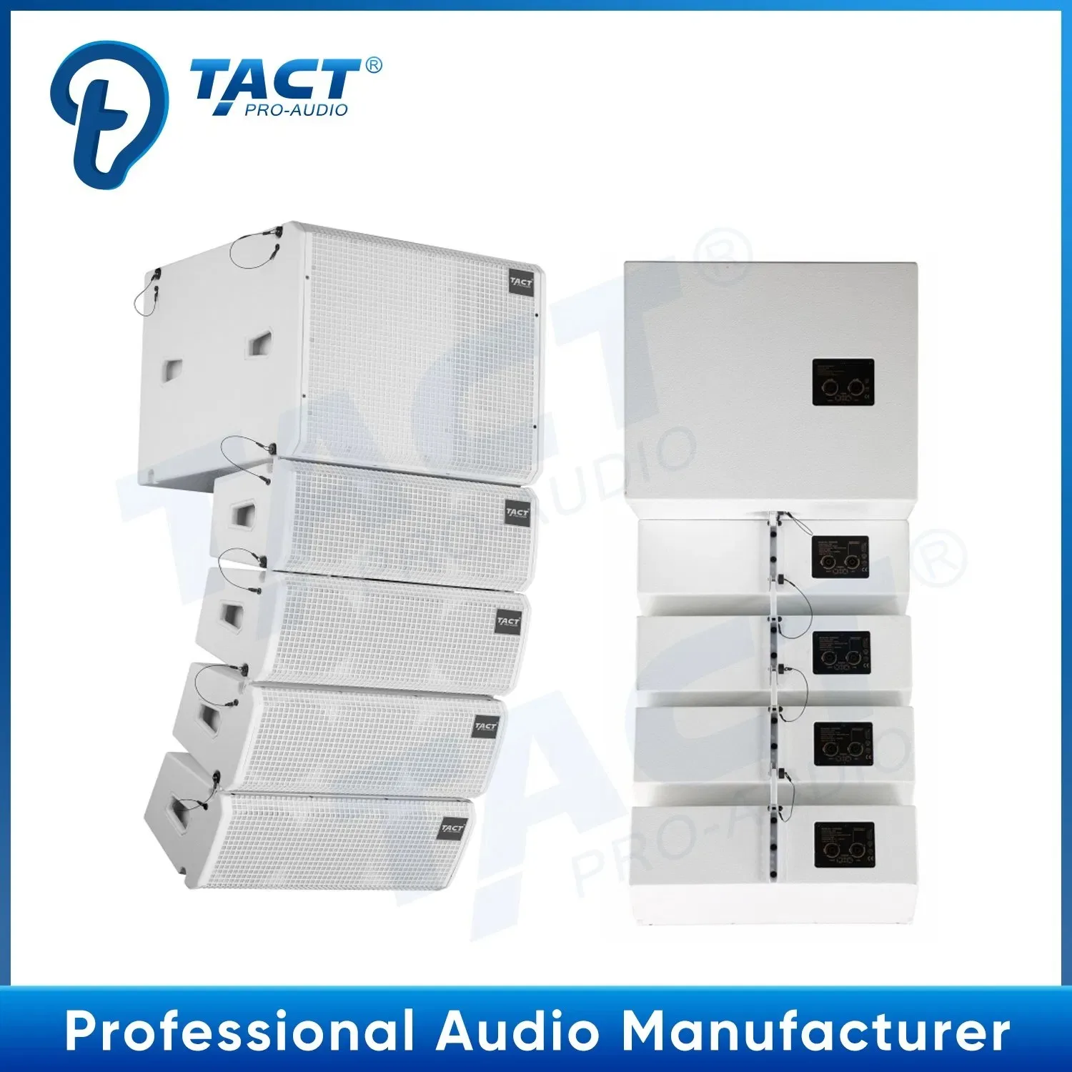 Tact Cox265b Double 6.5 Inch Professional Line Array Speaker System
Tact Cox265b Double 6.5 Inch Professional Line Array Speaker System