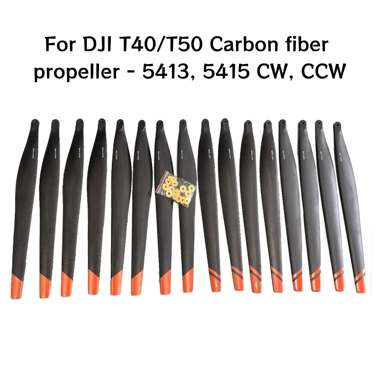 Copy For DJI T20P/T40/T50 Propellers 5413/5415 Carbon Fiber CW CCW Propeller Agricultural Drone Parts Accessories
Copy For DJI T20P/T40/T50 Propellers 5413/5415 Carbon Fiber CW CCW Propeller Agricultural Drone Parts Accessories