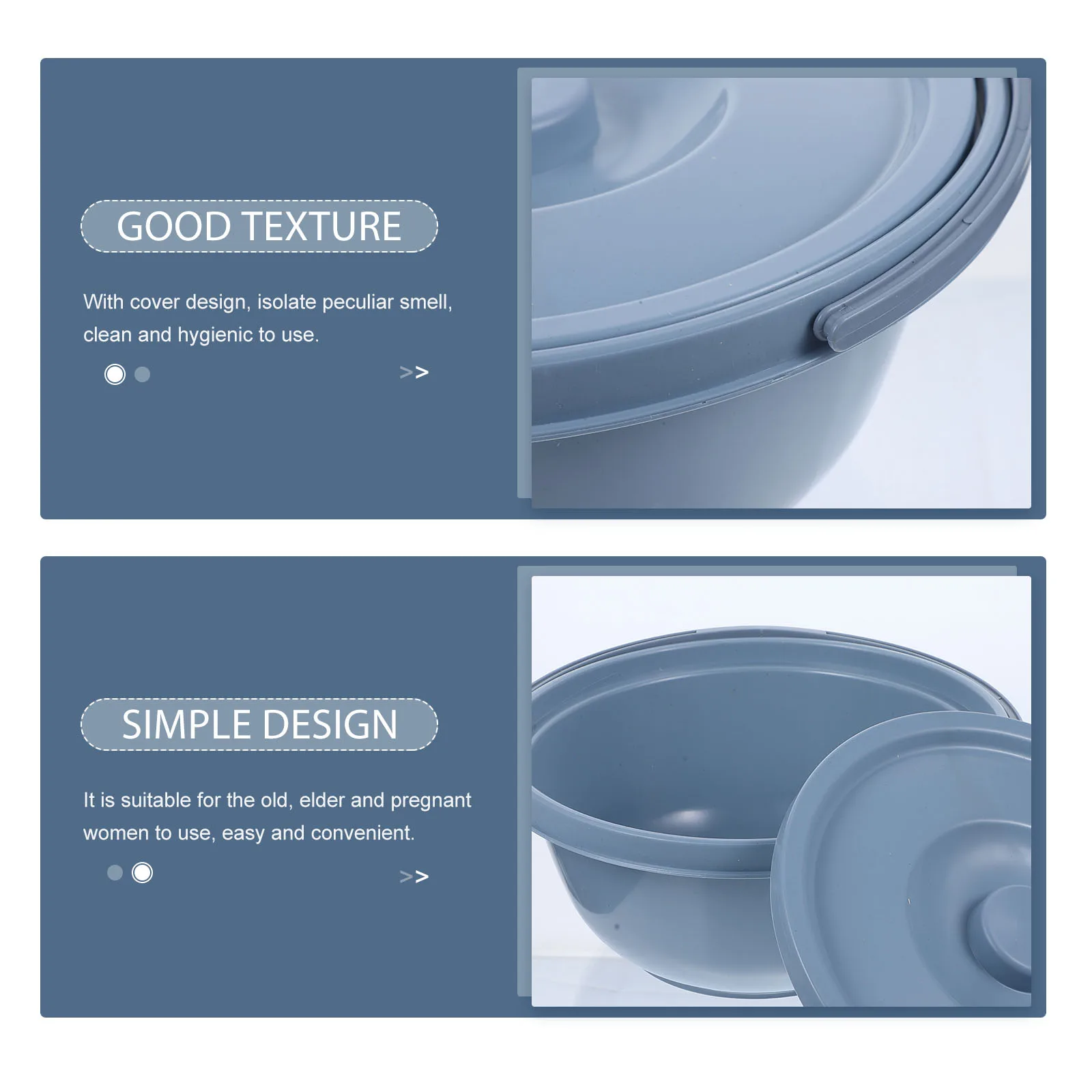 Portable Pvc Chamber Pot With Cover Handle Durable Bedpan Spittoon Bucket Urinal Household Hygienic Load Bearing Travel Home Use 
Portable Pvc Chamber Pot With Cover Handle Durable Bedpan Spittoon Bucket Urinal Household Hygienic Load Bearing Travel Home Use