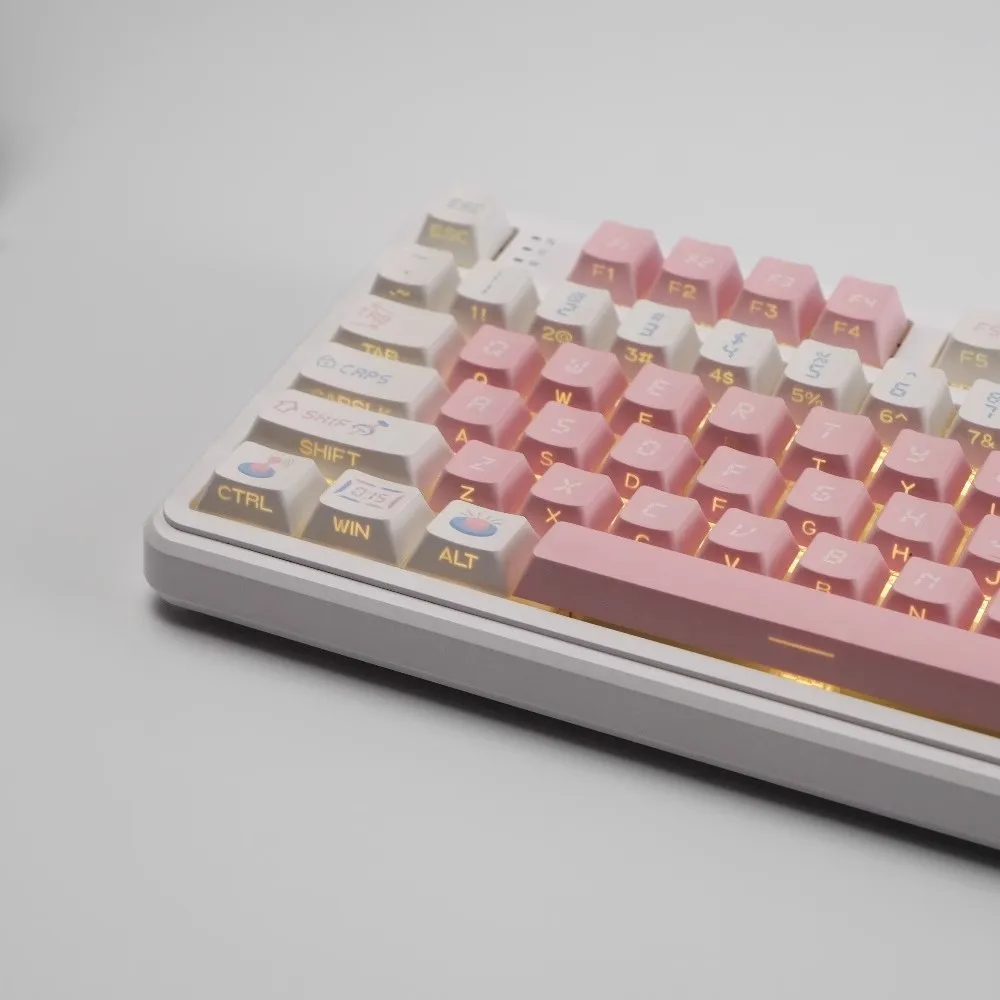 1 комплект, тематические колпачки для кукольной машины, полупрозрачные колпачки для клавиш из ПБТ с боковой гравировкой, вишневый профиль, милые розовые колпачки для клавиатуры MX Switch
1 комплект, тематические колпачки для кукольной машины, полупрозрачные колпачки для клавиш из ПБТ с боковой гравировкой, вишневый профиль, милые розовые колпачки для клавиатуры MX Switch