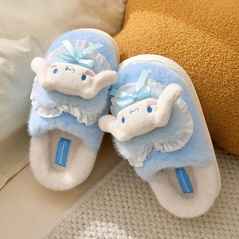Женские хлопковые тапочки Kuromi с аниме Sanrios Cinnamoroll, мультяшная обувь для девочек, Осень-зима, теплые домашние тапочки, Нескользящие Симпатичные
Женские хлопковые тапочки Kuromi с аниме Sanrios Cinnamoroll, мультяшная обувь для девочек, Осень-зима, теплые домашние тапочки, Нескользящие Симпатичные