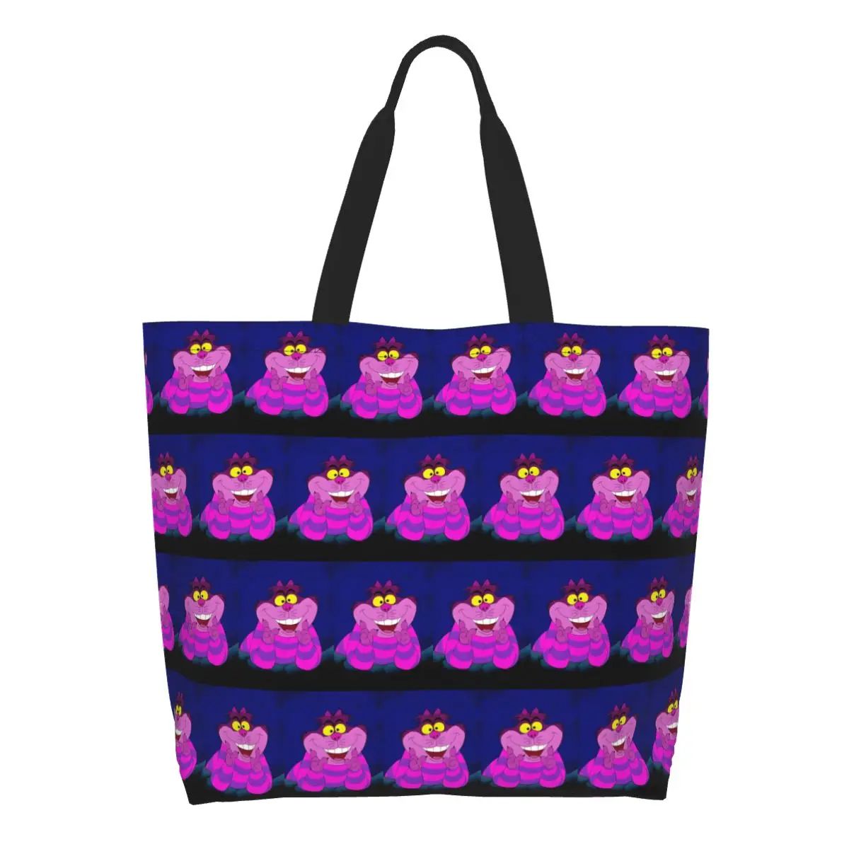 Custom Cute Cheshire Cat Shopping Tote Bag Reusable Smiling Cat Grocery Canvas Shopper Shoulder Bag
Custom Cute Cheshire Cat Shopping Tote Bag Reusable Smiling Cat Grocery Canvas Shopper Shoulder Bag
