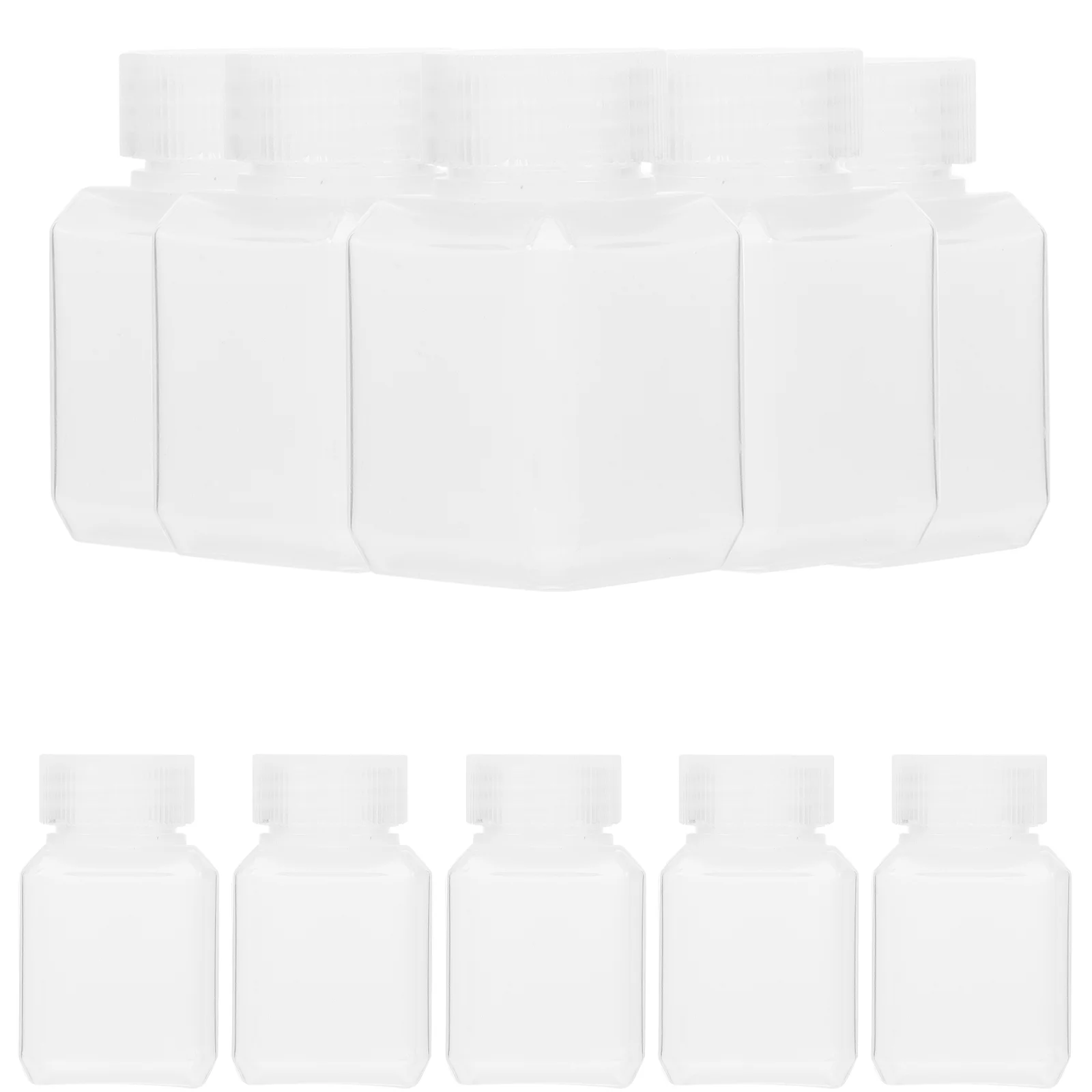 10 Pcs Small Mouth Plastic Square Bottle Sample Transparent Dispensers for Bottles
10 Pcs Small Mouth Plastic Square Bottle Sample Transparent Dispensers for Bottles