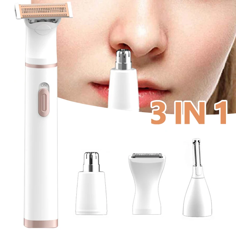 4 in 1 Multifunction Women Hair Removal Electric Shaping Female Shaving Machine Mini Shaver Trimmer Razor for Eyebrow Underarm
4 in 1 Multifunction Women Hair Removal Electric Shaping Female Shaving Machine Mini Shaver Trimmer Razor for Eyebrow Underarm