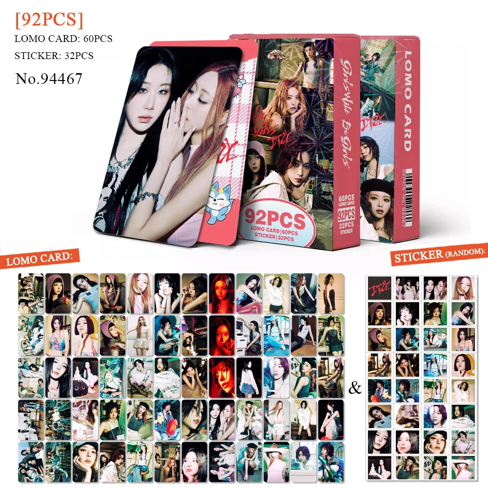 92pcs New Album Girls Will Be Girls Photocards Stickers Kpop Merch Lomo Cards Set Fans Collection Cards Gifts
92pcs New Album Girls Will Be Girls Photocards Stickers Kpop Merch Lomo Cards Set Fans Collection Cards Gifts