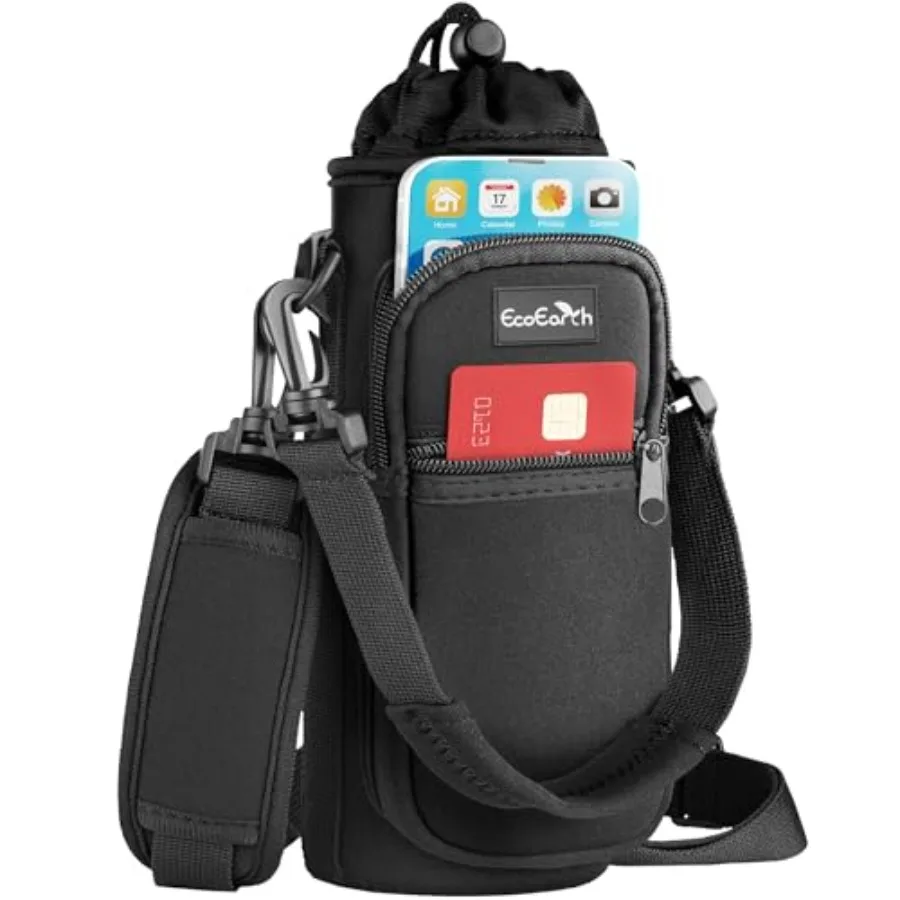 Water Bottle Holder with Strap - Water Bottle Carrier Bag for Hiking - Crossbody Hydration Pouch with Phone Holder
Water Bottle Holder with Strap - Water Bottle Carrier Bag for Hiking - Crossbody Hydration Pouch with Phone Holder