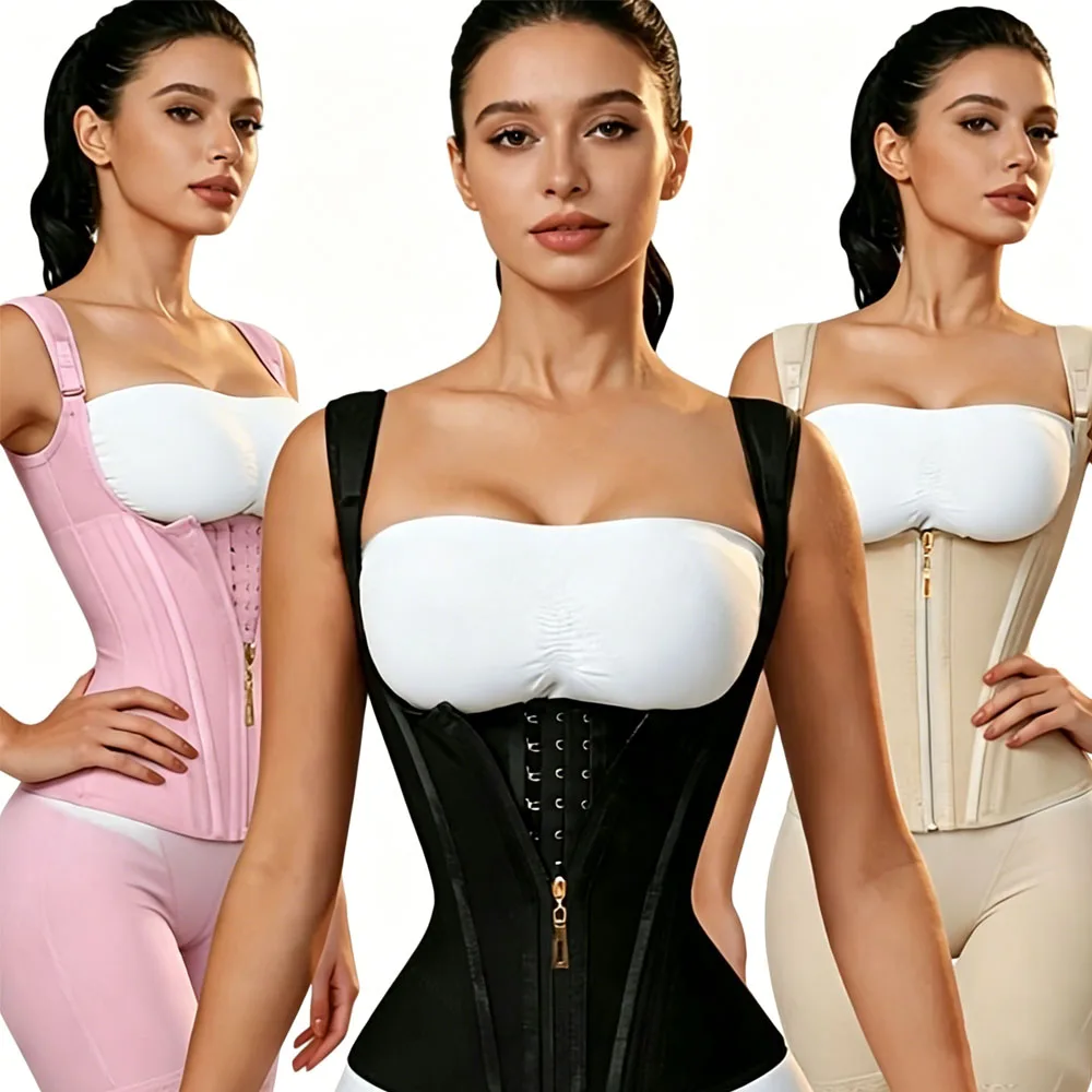 1pc High-Waisted Tummy Control Bodysuit with Butt Lifter & Breast Support - Full Back Zipper Closure, Nylon/Elastane Blend Shape
1pc High-Waisted Tummy Control Bodysuit with Butt Lifter & Breast Support - Full Back Zipper Closure, Nylon/Elastane Blend Shape