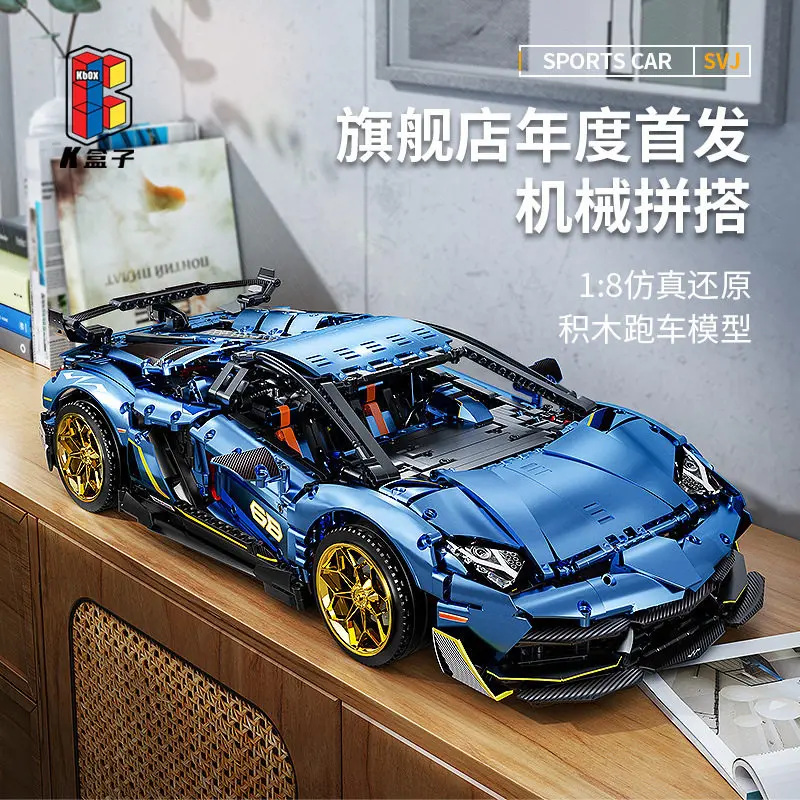 Electroplated Mechanical Lamborghini SVJ Brick Toy K Box 10520, Hands-On DIY Assembly Puzzle Model Children Birthday Gift
Electroplated Mechanical Lamborghini SVJ Brick Toy K Box 10520, Hands-On DIY Assembly Puzzle Model Children Birthday Gift