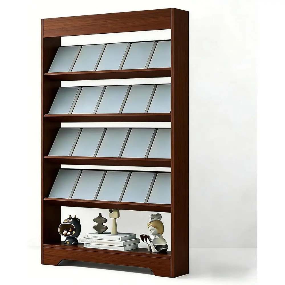 5-Tier Wooden Brochure Stand, Freestanding Literature Rack for Home, Office, and Retail Displays
5-Tier Wooden Brochure Stand, Freestanding Literature Rack for Home, Office, and Retail Displays