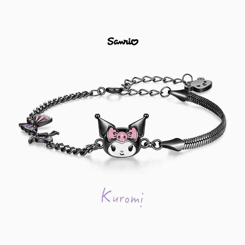 New Bracelet Kawaii Cute Kuromi Sanrio Sweet Creative Fashion Cartoon Couple Jewelry Accessories Birthday Gift
New Bracelet Kawaii Cute Kuromi Sanrio Sweet Creative Fashion Cartoon Couple Jewelry Accessories Birthday Gift
