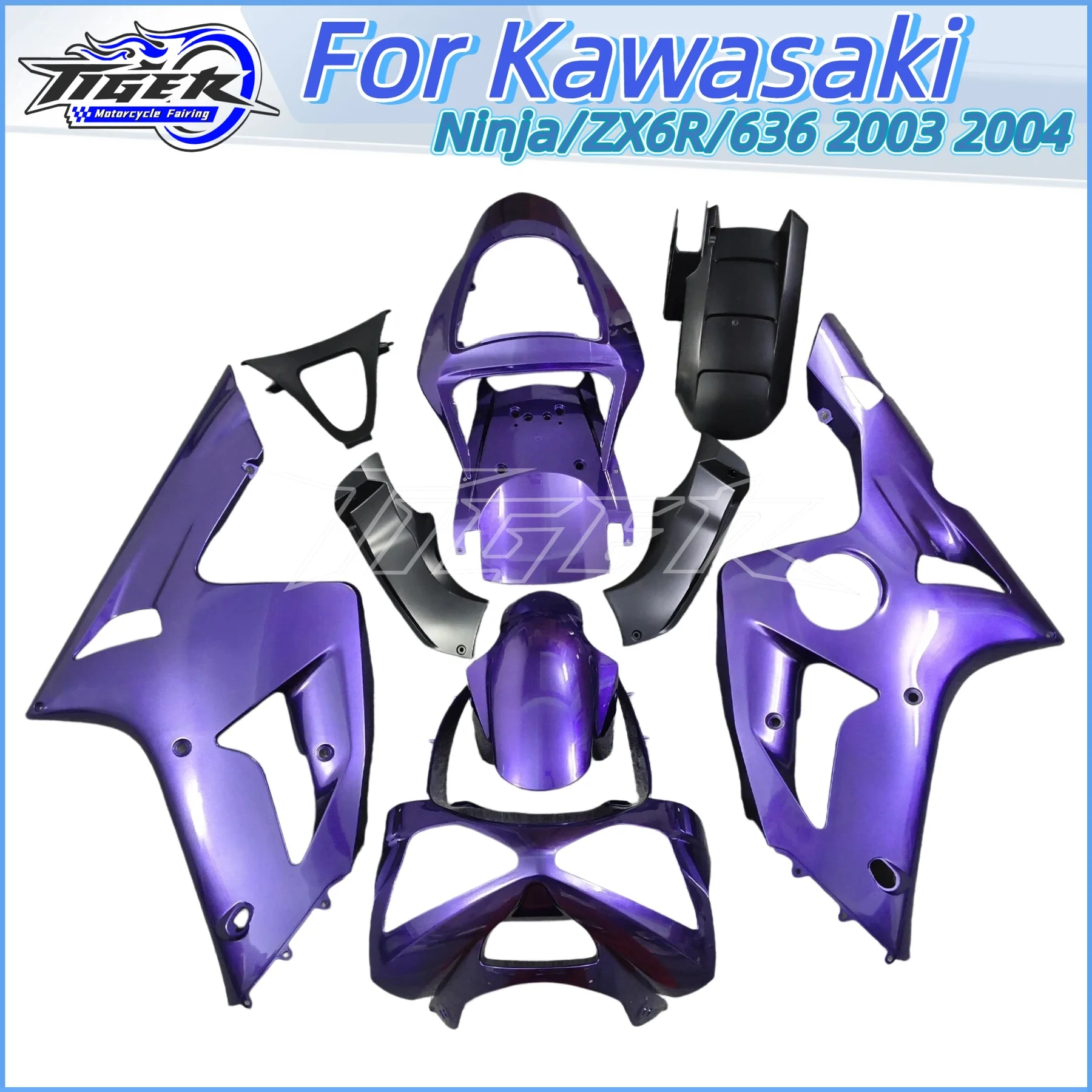 The New ABS Whole Motorcycle Fairings Kit Fit For KAWASAKI ZX-6R ZX6R 636 2003 2004 03 04 Bodywork Set Custom
The New ABS Whole Motorcycle Fairings Kit Fit For KAWASAKI ZX-6R ZX6R 636 2003 2004 03 04 Bodywork Set Custom