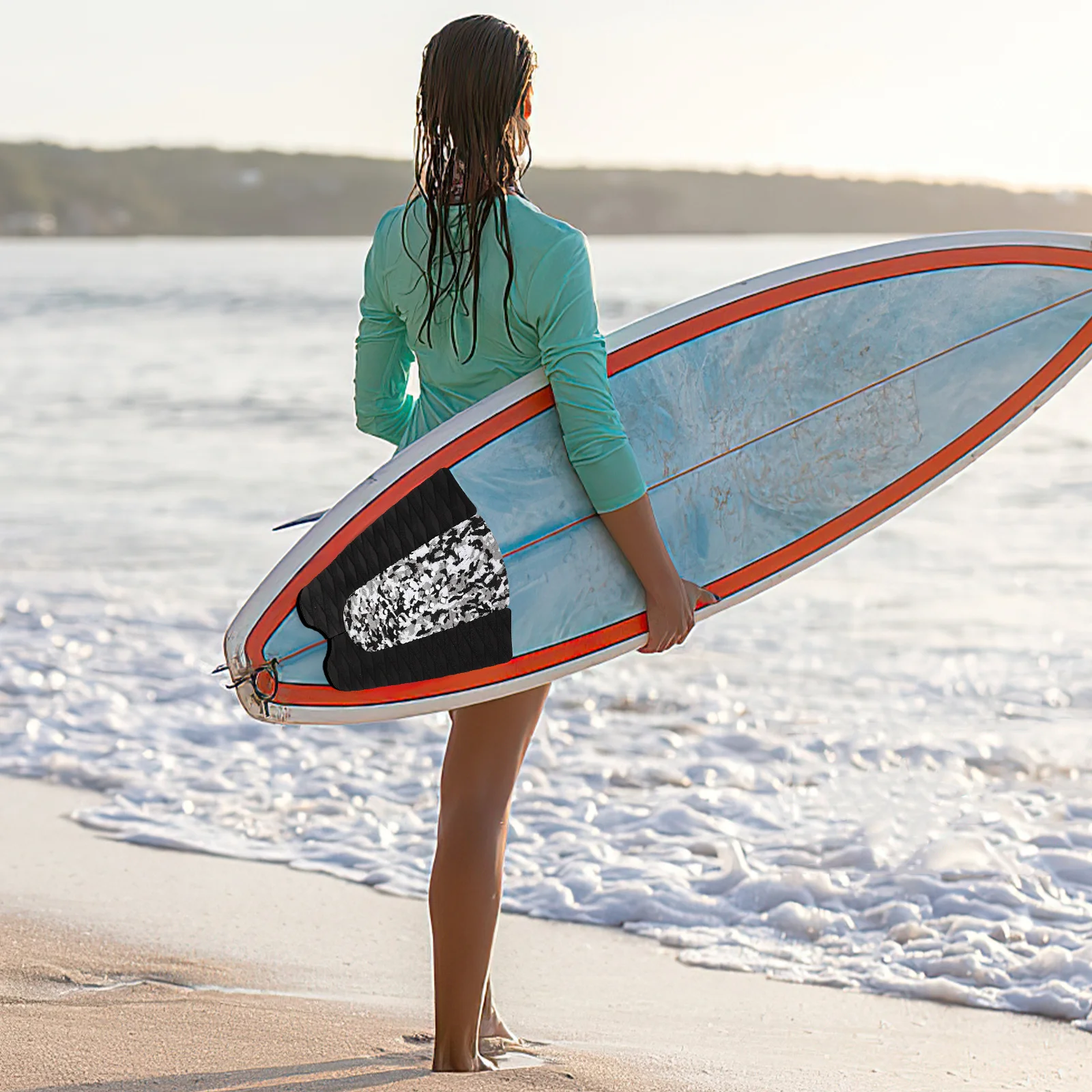 Non-slip Surfboard Pads Anti-slip Mat Eva Accessory Skid for Tail Surfing Traction 
Non-slip Surfboard Pads Anti-slip Mat Eva Accessory Skid for Tail Surfing Traction