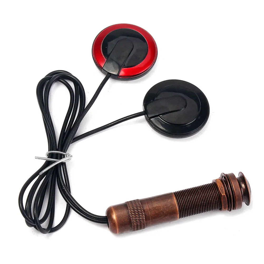 Black Copper Mandolin Twin Transducer Pickup 115x92x13mm Internal Piezo Microphone System Stereo Endpin Jack for String
Black Copper Mandolin Twin Transducer Pickup 115x92x13mm Internal Piezo Microphone System Stereo Endpin Jack for String