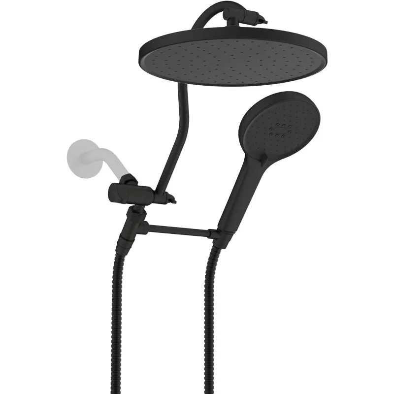 Self-cleaning Shower Head, 10'' High Pressure Shower Head, Showerhead Combo/Handheld Shower Head,
Self-cleaning Shower Head, 10'' High Pressure Shower Head, Showerhead Combo/Handheld Shower Head,