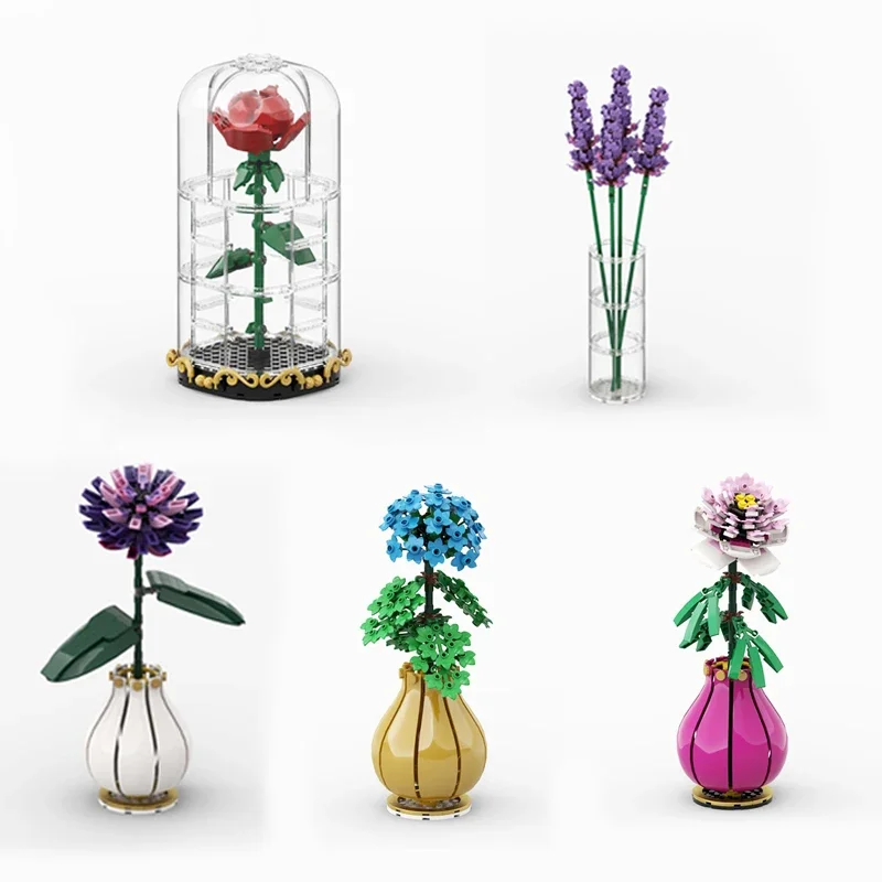 Romantic Flower Building Blocks Rose Hydrangea Peony Dahlia Lavender Lillian Bouquet Home Decoration for Girls present Kid toy
Romantic Flower Building Blocks Rose Hydrangea Peony Dahlia Lavender Lillian Bouquet Home Decoration for Girls present Kid toy