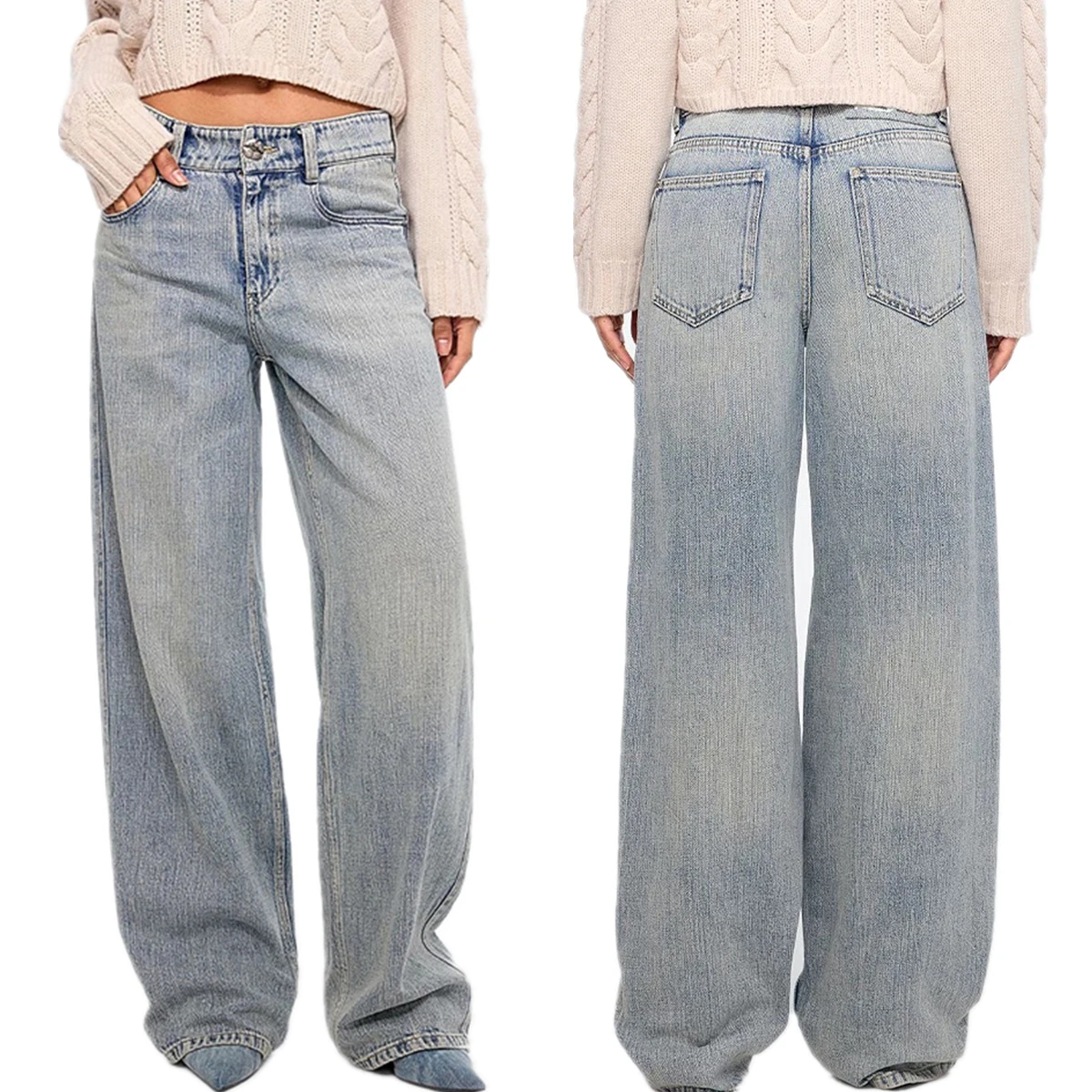 Jenny&Dave Minimalist Cotton Solid Color Jeans Women American Retro High Waisted Loose Boyfriend Jeans Denim Pants Women
Jenny&Dave Minimalist Cotton Solid Color Jeans Women American Retro High Waisted Loose Boyfriend Jeans Denim Pants Women