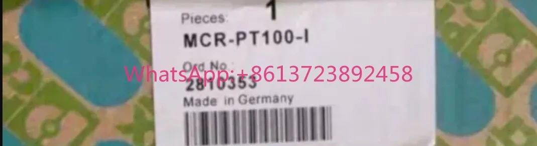 Phoenix MCR-PT100-I Thermistor Measurement Transmitter High Quality
Phoenix MCR-PT100-I Thermistor Measurement Transmitter High Quality