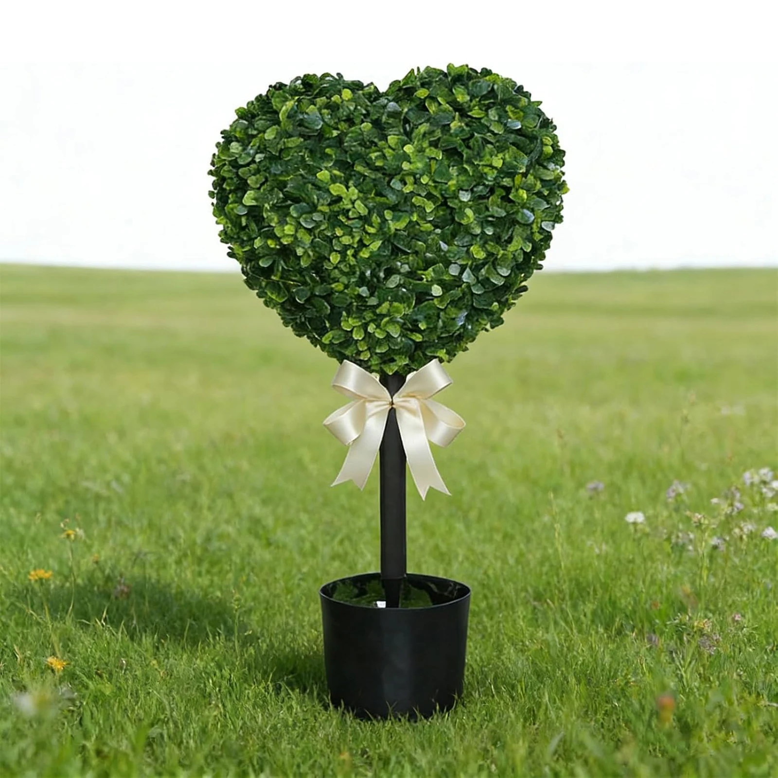 Heart Topiary Outdoor with Pot and Bow Tie Heart Shaped Topiary Artificial Trees for Patio Porch Garden Home Valentines Decor
Heart Topiary Outdoor with Pot and Bow Tie Heart Shaped Topiary Artificial Trees for Patio Porch Garden Home Valentines Decor