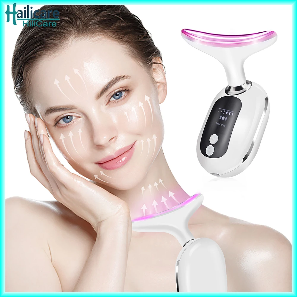 Face Neck Beauty Device 3 Colors LED Light Facial Massager Anti Wrinkle Skin Lifting Rejuvenation Double Chin Removal
Face Neck Beauty Device 3 Colors LED Light Facial Massager Anti Wrinkle Skin Lifting Rejuvenation Double Chin Removal
