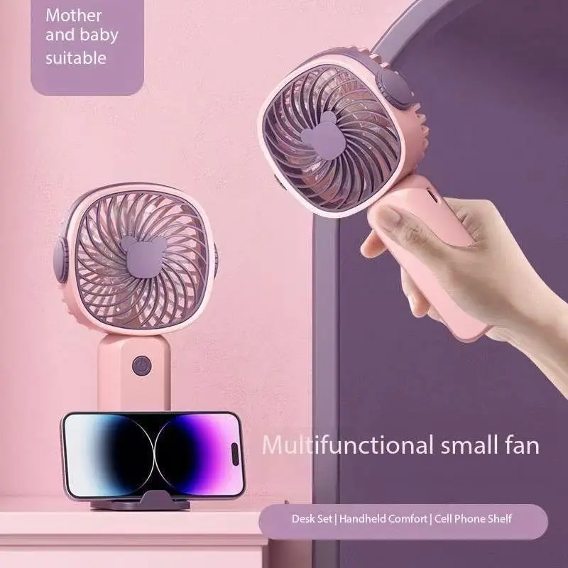 2025 New Outdoor Mini USB Handheld Fan Multi-Functional Desktop With Stand Eectric Fan Students Portable Portable Small Fan
2025 New Outdoor Mini USB Handheld Fan Multi-Functional Desktop With Stand Eectric Fan Students Portable Portable Small Fan