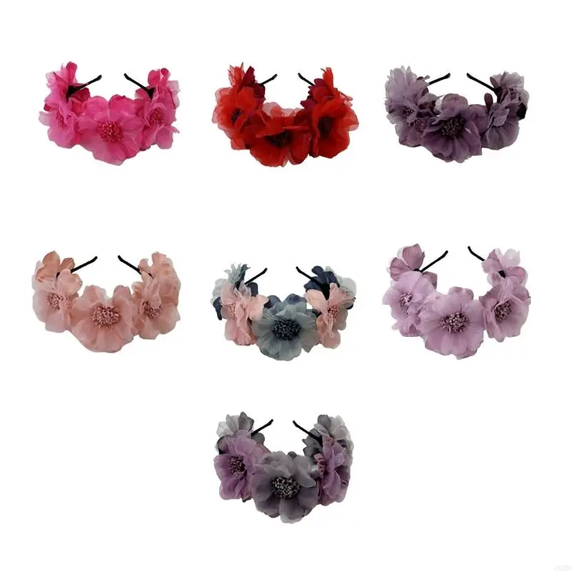 652F Flower Headbands Women Bridal Wedding Hair Hoop Simulation Rose Hairhoop for Daily Wear and Special Occasion
652F Flower Headbands Women Bridal Wedding Hair Hoop Simulation Rose Hairhoop for Daily Wear and Special Occasion