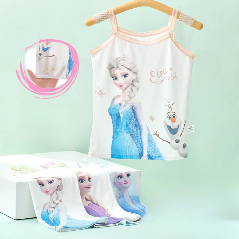 Elsa film and television peripheral cartoon cute children's vest summer high-looking girls thin comfortable bottoming underwear
Elsa film and television peripheral cartoon cute children's vest summer high-looking girls thin comfortable bottoming underwear