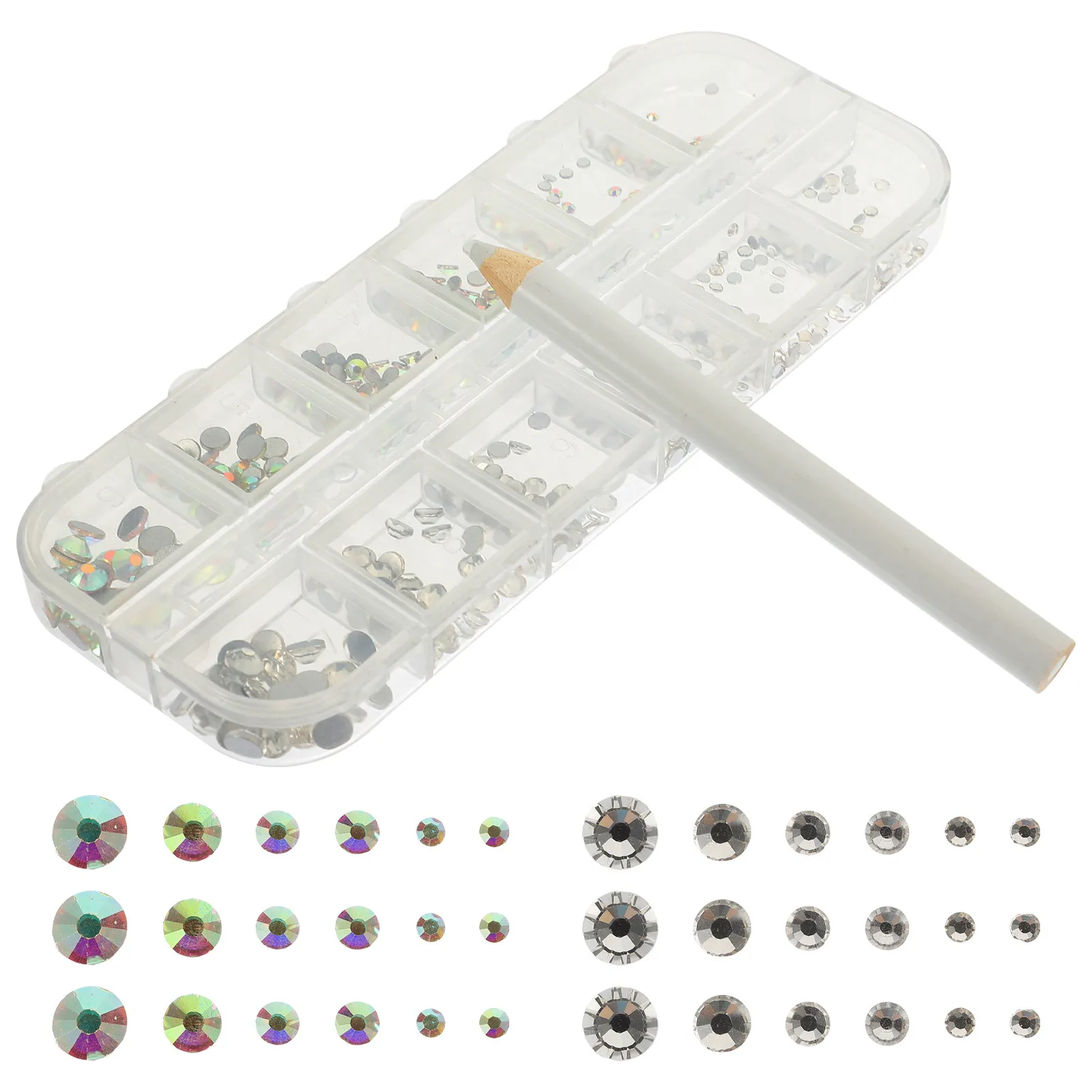 1Set Flatback Rhinestones Nail Charms for DIY Nail Art Decorations Elegant Glitter Gems for Nails Clothes Shoes Crafts Phone
1Set Flatback Rhinestones Nail Charms for DIY Nail Art Decorations Elegant Glitter Gems for Nails Clothes Shoes Crafts Phone