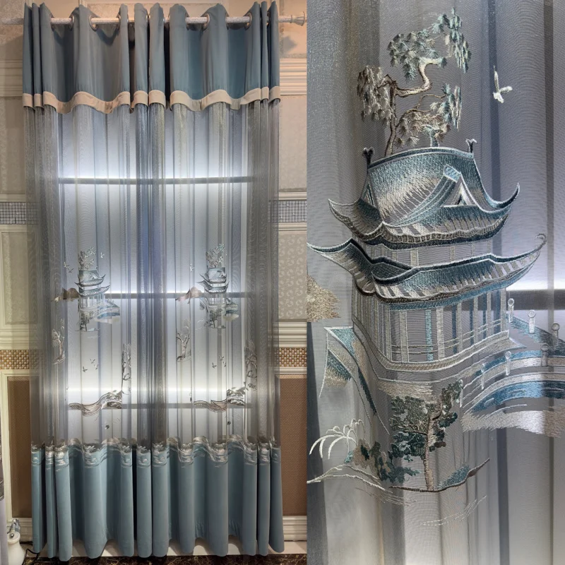 Custom. New High-End Living Room Mesh Curtains Balcony Bedroom Dining Room Study Embroidered Pavilion Window Screen Fini
Custom. New High-End Living Room Mesh Curtains Balcony Bedroom Dining Room Study Embroidered Pavilion Window Screen Fini