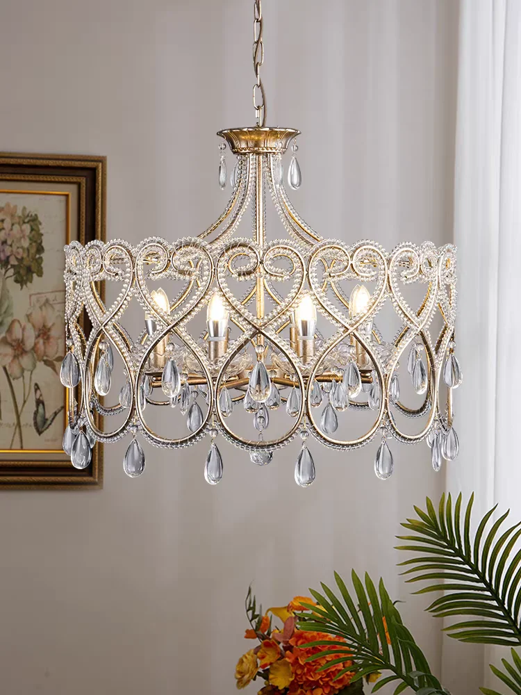 Living room, bedroom, pendant lamp, dining room lamp, heart-shaped creative French crystal lamp, romantic room lighting fixture
Living room, bedroom, pendant lamp, dining room lamp, heart-shaped creative French crystal lamp, romantic room lighting fixture