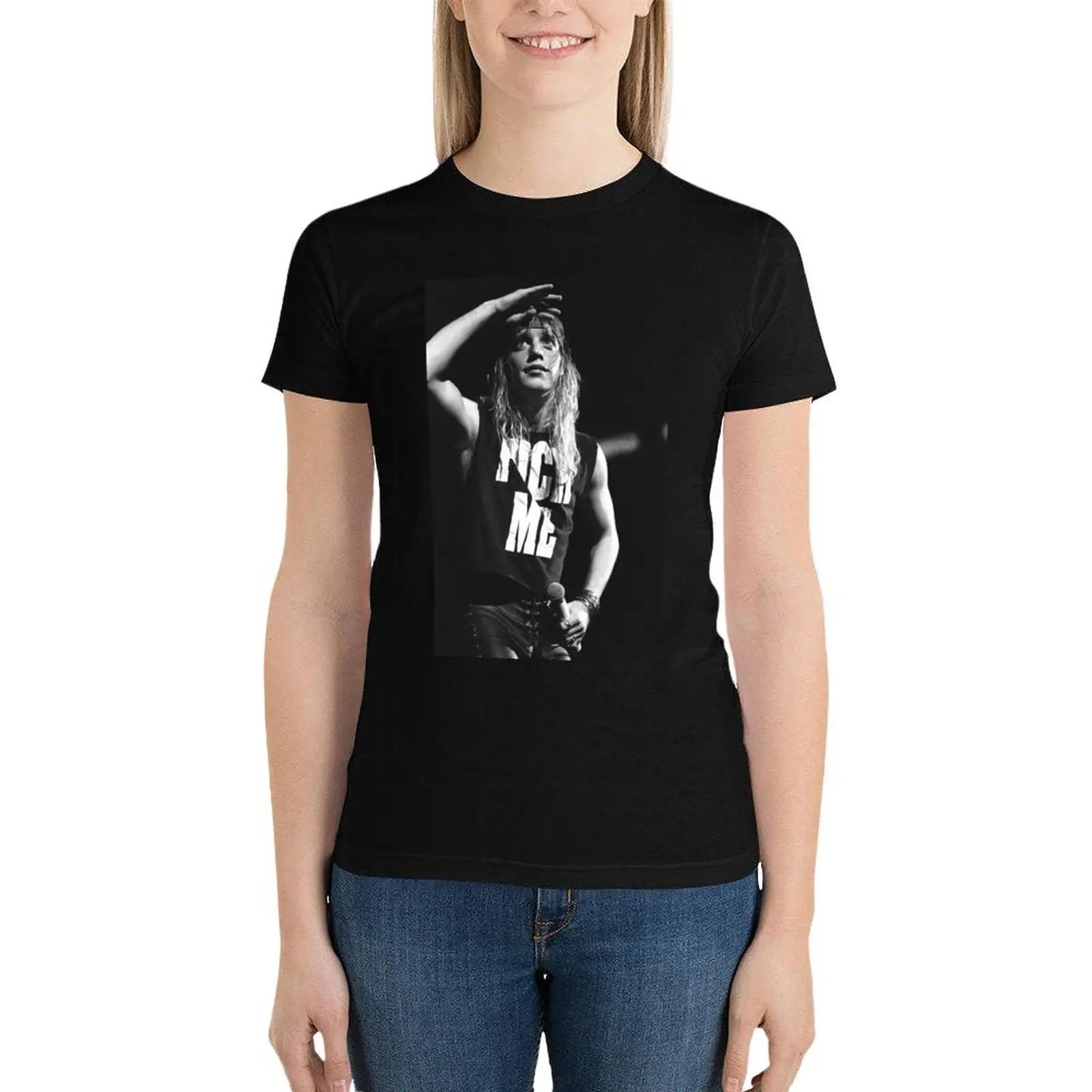 Jani Lane Warrant BW Photograph T-Shirt kawaii clothes Blouse tshirts for Women
Jani Lane Warrant BW Photograph T-Shirt kawaii clothes Blouse tshirts for Women