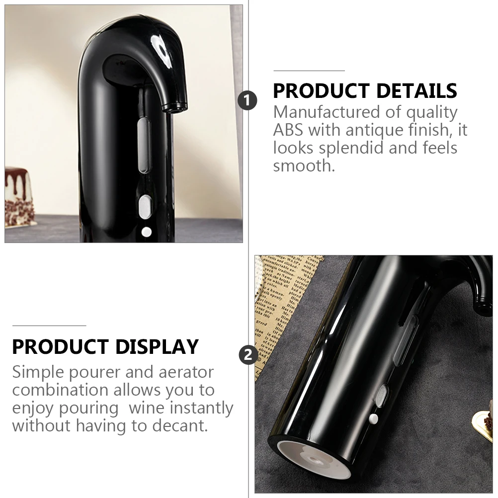Usb Rechargeable Electric Aerator For Red High Quality Abs Finish Dispenser With Instant Pouring Function
Usb Rechargeable Electric Aerator For Red High Quality Abs Finish Dispenser With Instant Pouring Function