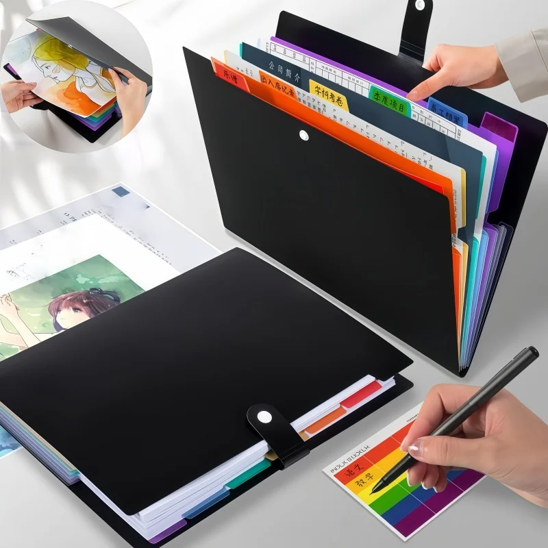 A4 Multi-layer 7-grid Folder,Color Classification File Bag,Student Paper Storage,Office Data Compilation Book,Thickened PP
A4 Multi-layer 7-grid Folder,Color Classification File Bag,Student Paper Storage,Office Data Compilation Book,Thickened PP