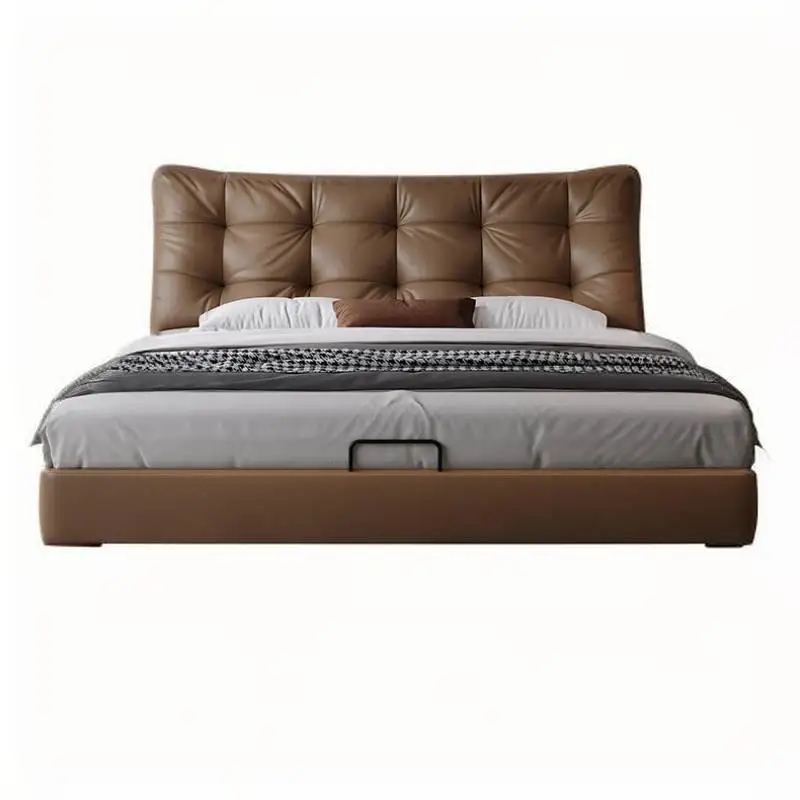 Leather Pretty Wooden Double Bed Modern Bedroom Twin Full Size Frame Bed Queen Luxury Storage Camas De Dormitorio Furniture Home
Leather Pretty Wooden Double Bed Modern Bedroom Twin Full Size Frame Bed Queen Luxury Storage Camas De Dormitorio Furniture Home