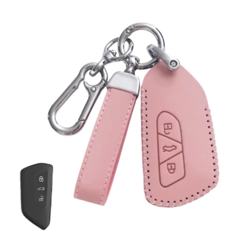 Leather Car Key Case Cover for VW Volkswagen Golf 8 MK8 ID3 ID4 Cupra Skoda Octavia A8 SEAT Leon MK4 Formentor Tarraco
Leather Car Key Case Cover for VW Volkswagen Golf 8 MK8 ID3 ID4 Cupra Skoda Octavia A8 SEAT Leon MK4 Formentor Tarraco