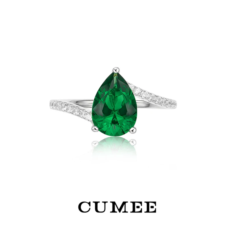 Кольцо CUMEE с грушей и изумрудом для женщин, юбилейное обручальное обещание для нее, серебро 925 пробы
Кольцо CUMEE с грушей и изумрудом для женщин, юбилейное обручальное обещание для нее, серебро 925 пробы