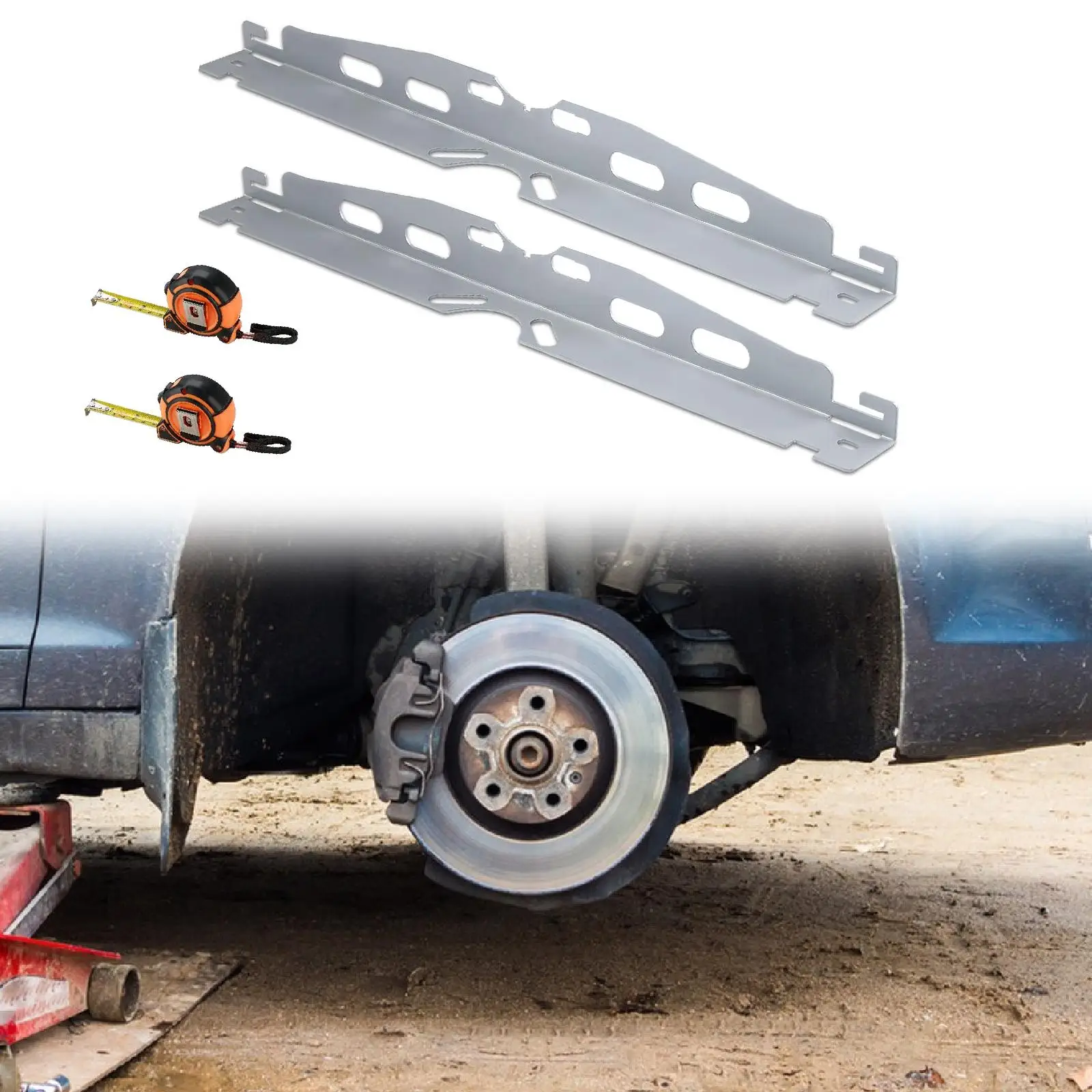 2Pcs Wheel Alignment Tool Plates with Tape Measures Heavy Duty Vehicle
2Pcs Wheel Alignment Tool Plates with Tape Measures Heavy Duty Vehicle