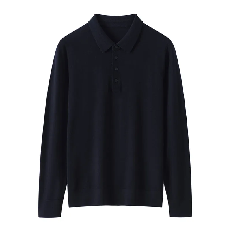 2026 Men 100% Merino Wool Sweater Polo-neck Long Sleeve Pullover Machine washable Smart Casual Fine-spun Wool Knitwear Tops
2026 Men 100% Merino Wool Sweater Polo-neck Long Sleeve Pullover Machine washable Smart Casual Fine-spun Wool Knitwear Tops