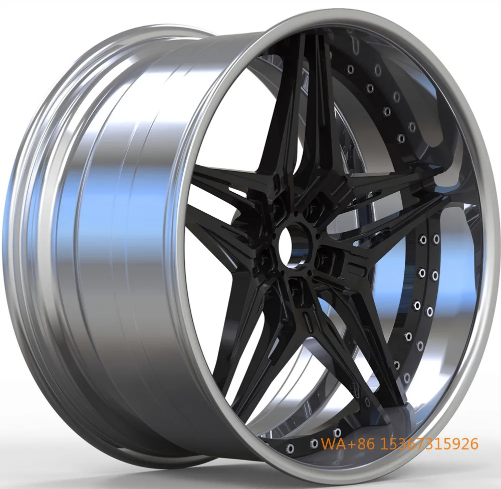 Custom 2-piece 18~24 Inch High Strength Forged Wheels 5x112 5x120 5x114.3 Alloy Rims
Custom 2-piece 18~24 Inch High Strength Forged Wheels 5x112 5x120 5x114.3 Alloy Rims