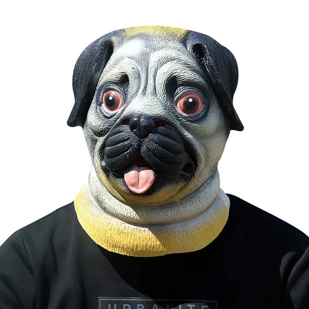 Bulldog Mask Latex Full Head Overhead Cute Animal Mask Festival Halloween Dance Party Cosplay Masque Mardi Gras Mask Funny
Bulldog Mask Latex Full Head Overhead Cute Animal Mask Festival Halloween Dance Party Cosplay Masque Mardi Gras Mask Funny