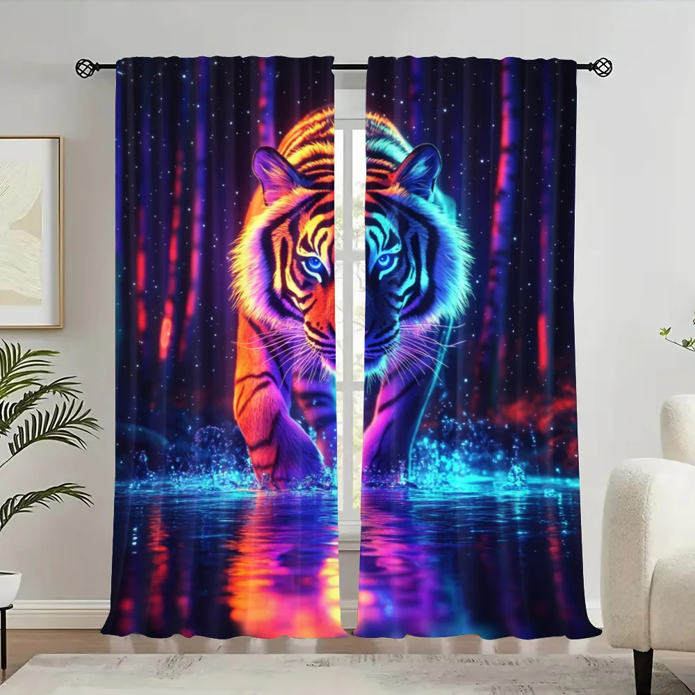 2pc, Curtain tiger Polyester,Without Electricity Holiday Decorations Use for All Occasions decorate
2pc, Curtain tiger Polyester,Without Electricity Holiday Decorations Use for All Occasions decorate