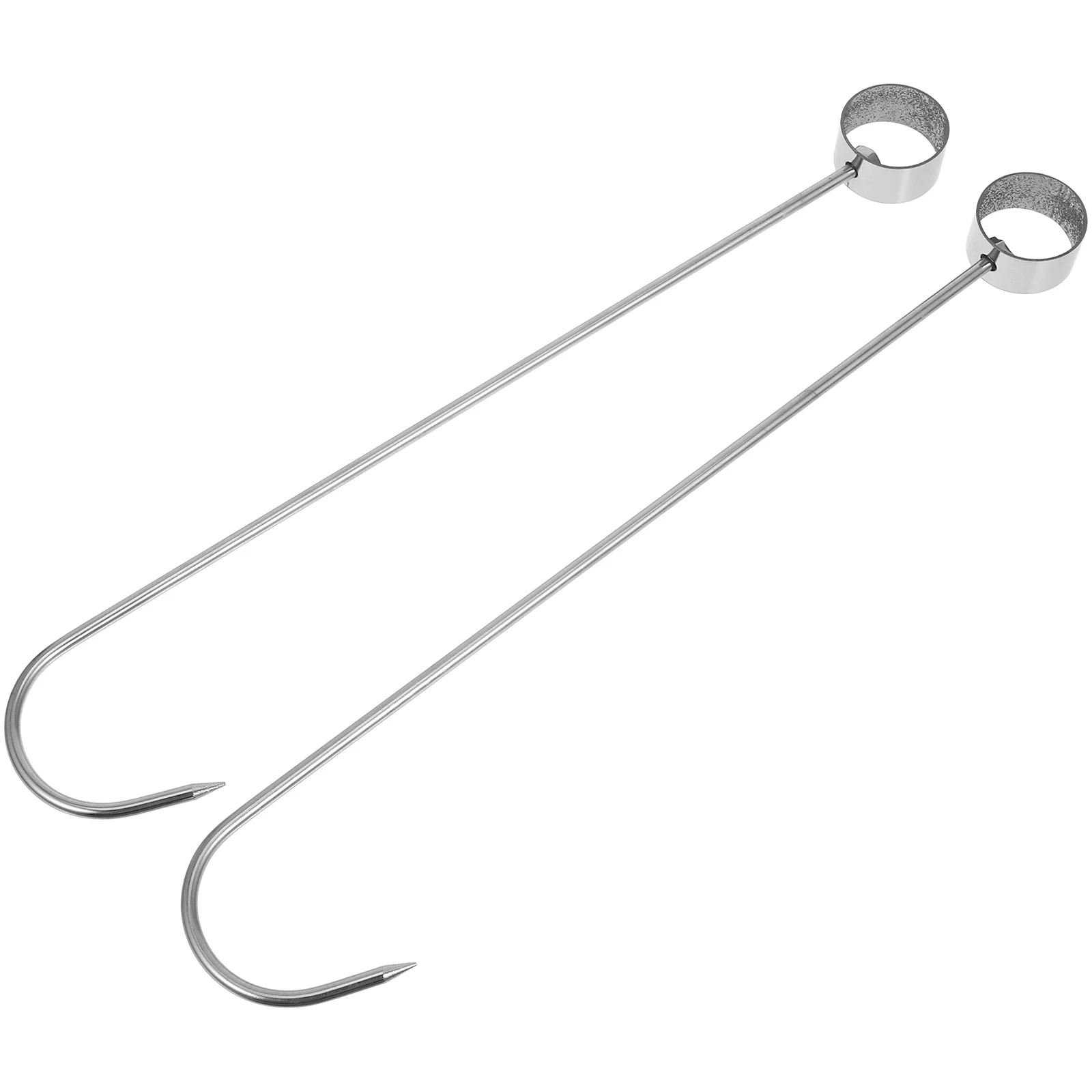 2Pcs Roast Duck Hooks Stainless Steel Heavy Duty Meat Hooks for Hanging Grilling Bbq Poultry Kitchen Processing Equipment
2Pcs Roast Duck Hooks Stainless Steel Heavy Duty Meat Hooks for Hanging Grilling Bbq Poultry Kitchen Processing Equipment