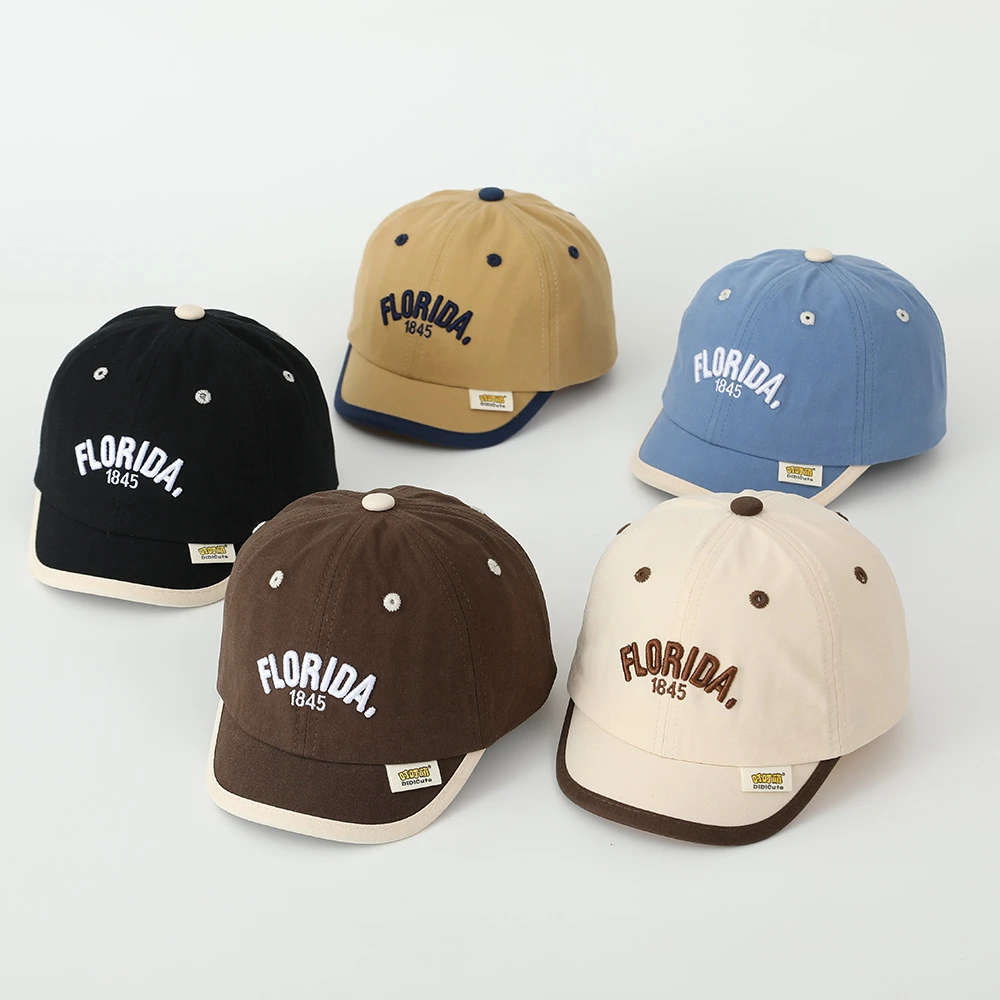 Fashion Patchwork Baby Baseball Cap Letter Embroidery Toddler Kids Sun Hat Outdoor Boys Girls Short Brim Duck Tongue Cap
Fashion Patchwork Baby Baseball Cap Letter Embroidery Toddler Kids Sun Hat Outdoor Boys Girls Short Brim Duck Tongue Cap