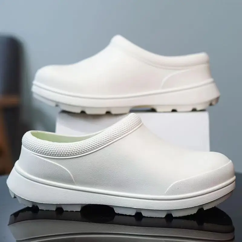 Brand Oil-Proof Women Chef Shoes Non-Slip Men Safety Shoes Soft Waterproof Work Shoes Women's Sandals Spring Autumn Rain Boot
Brand Oil-Proof Women Chef Shoes Non-Slip Men Safety Shoes Soft Waterproof Work Shoes Women's Sandals Spring Autumn Rain Boot