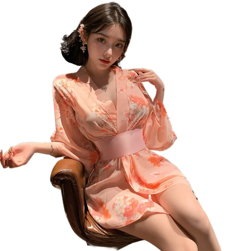 Japanese Kimono Sexy Cosplay Outfit Women Traditional Bathrobe Yukata Costumes Pajamas Soft Silk Belt Lingerie Erotic Temptation
Japanese Kimono Sexy Cosplay Outfit Women Traditional Bathrobe Yukata Costumes Pajamas Soft Silk Belt Lingerie Erotic Temptation