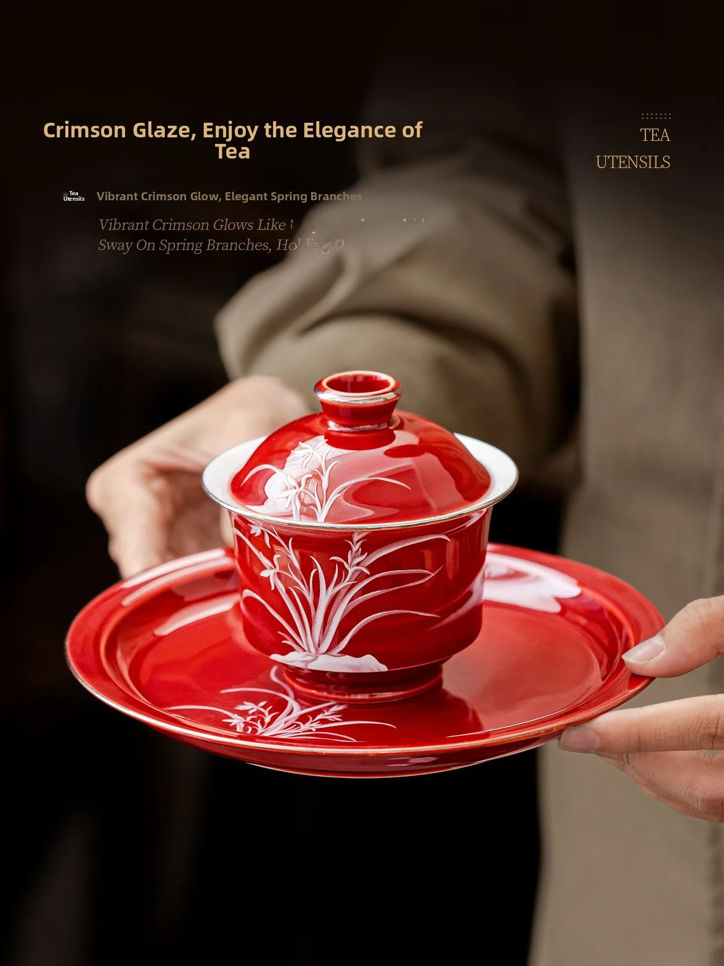 Tang Feng Red Three Talent Bowl Tea Set for One Lady Individual High-end Luxury Ceramic Tea Bowl Set Vintage Style
Tang Feng Red Three Talent Bowl Tea Set for One Lady Individual High-end Luxury Ceramic Tea Bowl Set Vintage Style