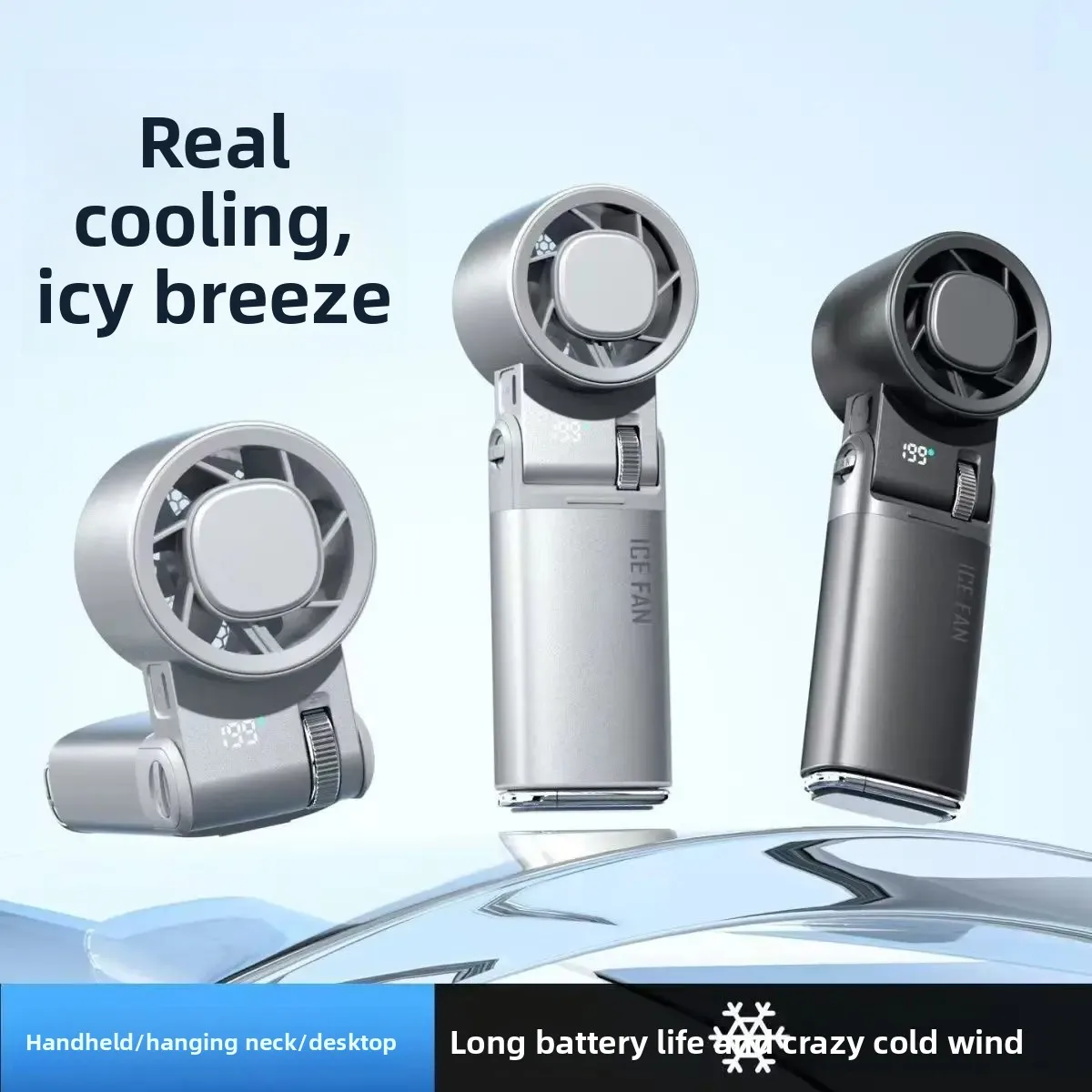2026 6000mAh Semiconductor Refrigeration Mini Handheld Fan Turbine High-speed Violent Electric Fan Folding Neck Ice Pack
2026 6000mAh Semiconductor Refrigeration Mini Handheld Fan Turbine High-speed Violent Electric Fan Folding Neck Ice Pack