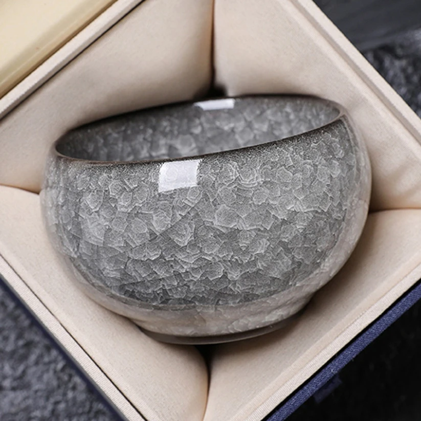 Chinese Kung Fu Tea Ru Kiln Ice Flower Cup Ice Crack Glaze Tea Cup Gift Box
Chinese Kung Fu Tea Ru Kiln Ice Flower Cup Ice Crack Glaze Tea Cup Gift Box